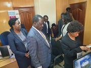 ODM leader Raila Odinga during the application of the E-Passport (Twitter)