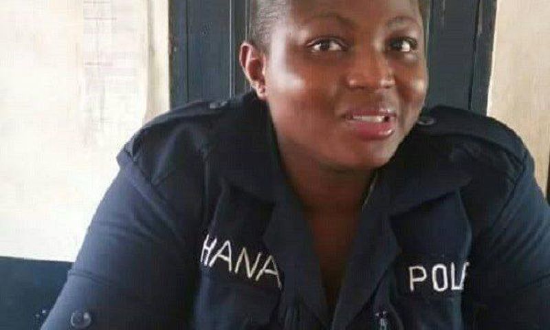 Constable Peace Agbemafo.