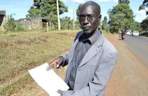 Dominic Borchigei who accused EACC staff of theft inside a banking hall