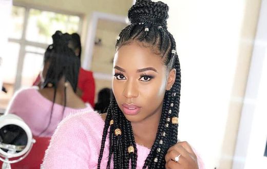 Braid ponytail style