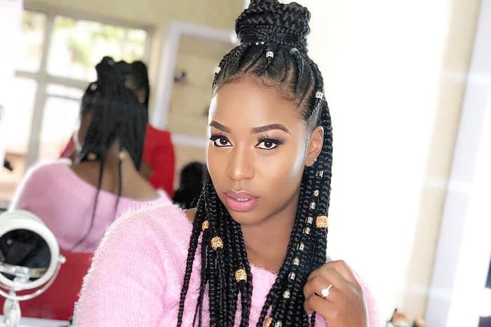 Braid ponytail style