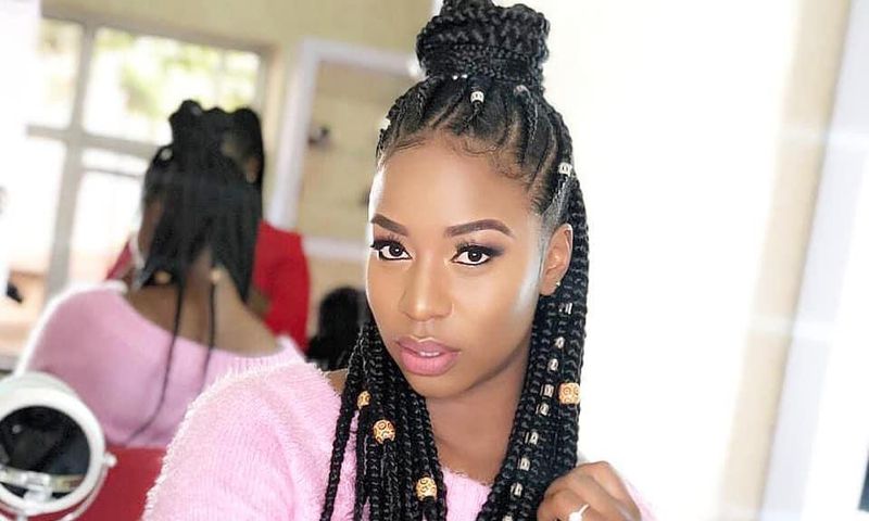 Braid ponytail style