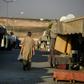 A Syrian man walks at a refugee camp in the Kilis district of Gaziantep, southeastern Turkey, on October 23, 2016