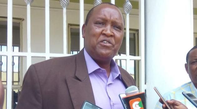 Flying squad boss Musa Yego during a past media briefing