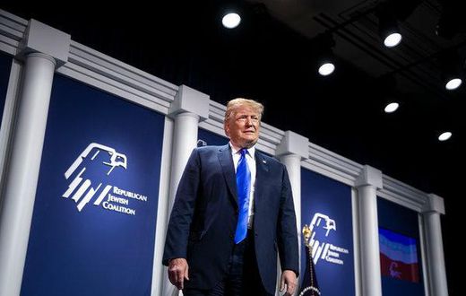 Trump asks Jews for support on tighter borders