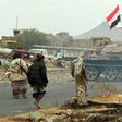 Yemeni fighters loyal to Yemen's exiled President Abedrabbo Mansour Hadi, drive a tank during clashes with Shiite Huthi rebels in the country's third-city of Taez on December 19, 2016