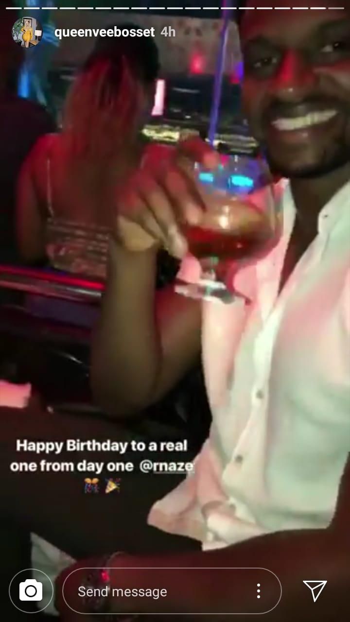 Vera Sidika with Rnaze