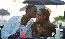 Couple on date