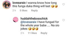 Huddah on boycotting sex for 1 year (Instagram)