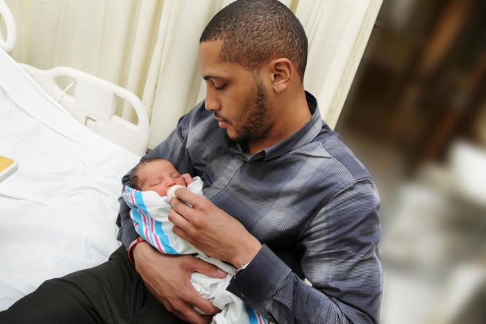 Father and baby(Fatherhood)