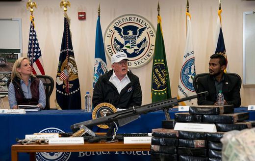 In Texas visit, Trump presses his argument that there's a border 'crisis'