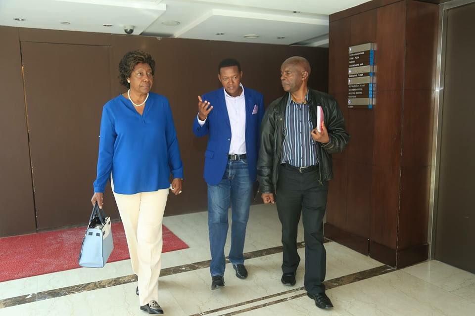 Governors Alfred Mutua (Machakos), Charity Ngilu (Kitui) and Kivutha Kibwana (Makueni)