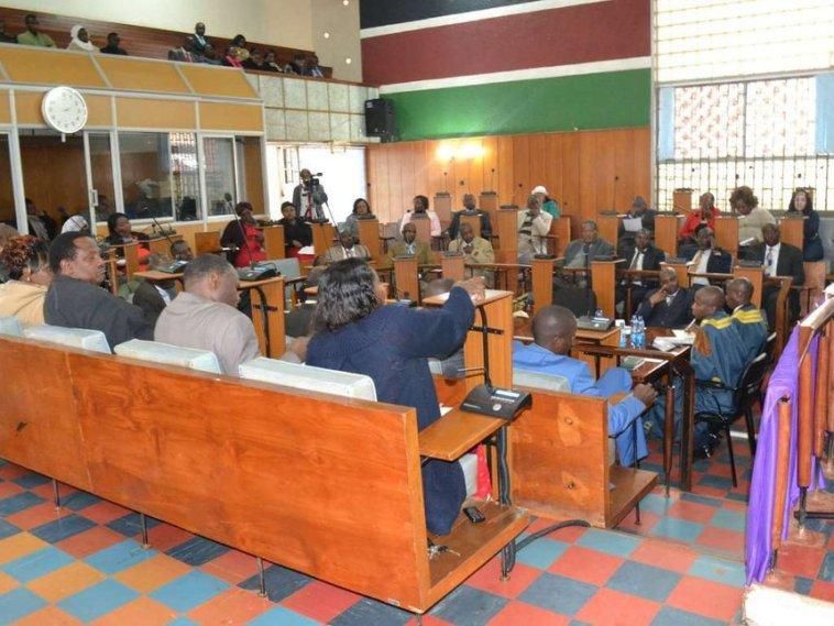 Nyeri County Assembly in session during a past sitting (Twitter)
