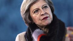 UK Prime Minister Theresa May.