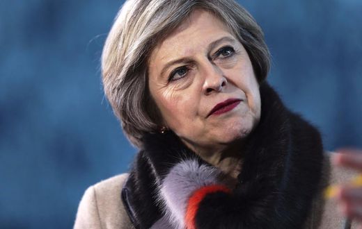 UK Prime Minister Theresa May.