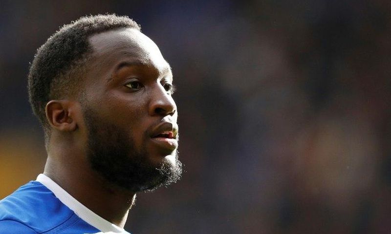 Everton's Belgian striker Romelu Lukaku