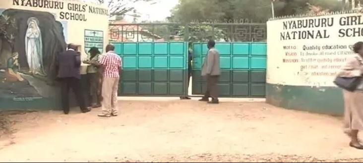 The main entrance to Nyabururu Girls National School in Kisii