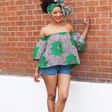 Off Shoulder Ankara Top Style