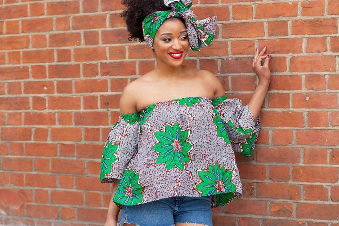 Off Shoulder Ankara Top Style