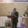 President Uhuru Kenyatta at sister's funeral