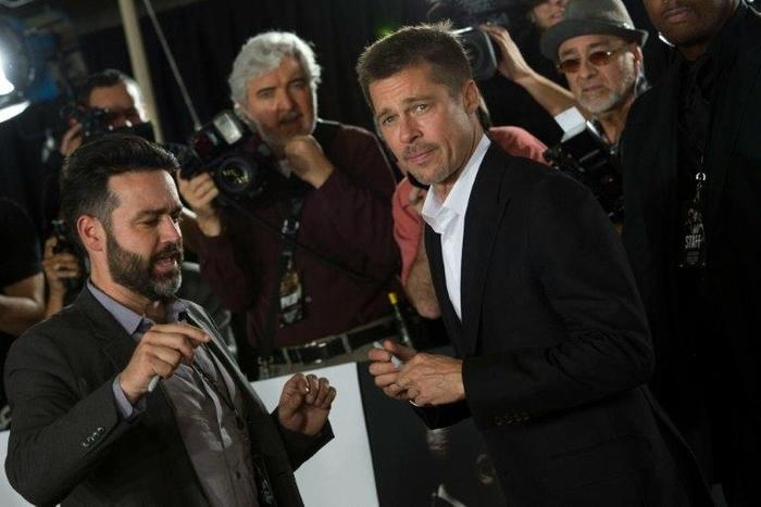 Actor Brad Pitt attends The "Allied" Fan Event Presented by Paramount Pictures, in Westwood, California, on November 9, 2016