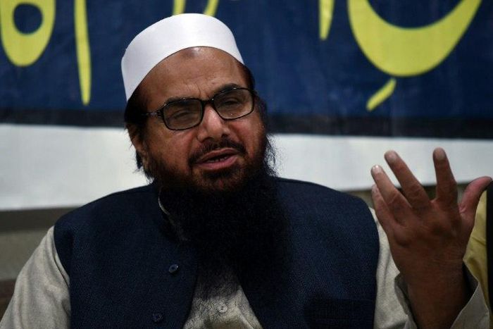 Hafiz Saeed, leader of the charity Jamaat-ud-Dawa who has a $10 million US bounty on his head, pictured in December 2016, is to be placed under "preventative detention"