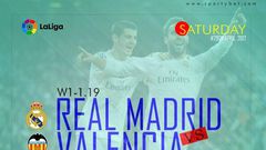 Real Madrid VS Valencia betting preview.