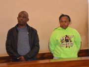 Joseph Kori (L) with Judy Wangui who are accused of killing Kori's wife Mary Wambui (Twitter)