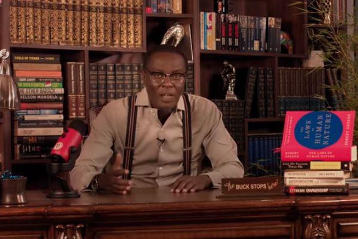 A screen grab of Political Scientist Mutahi Ngunyi. He has stated that Uhuru does not need Ruto but is only tolerating him