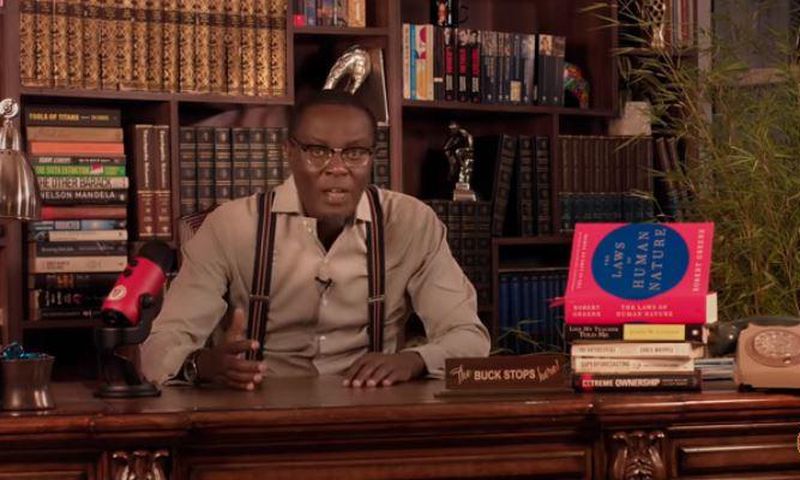 A screen grab of Political Scientist Mutahi Ngunyi. He has stated that Uhuru does not need Ruto but is only tolerating him