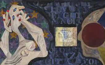 Jasper Johns stays divinely busy