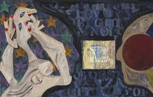 Jasper Johns stays divinely busy