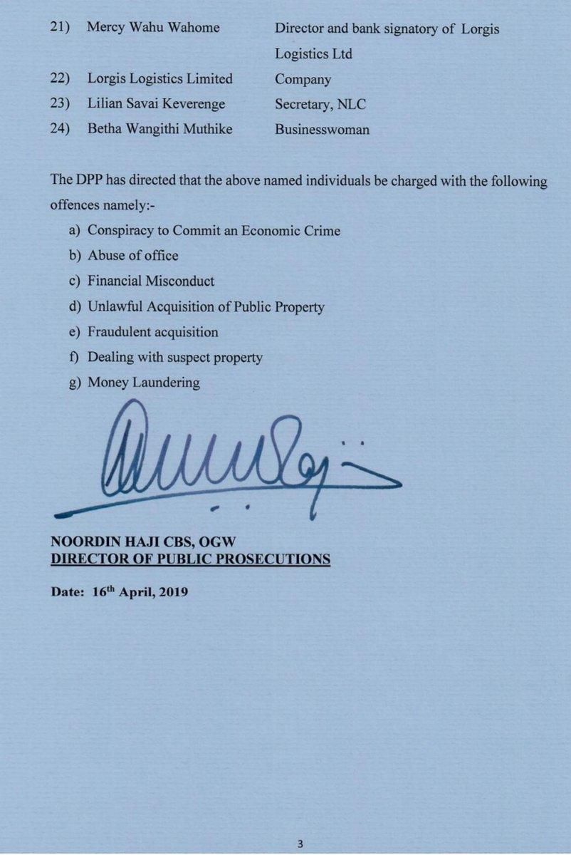 DPP Statement on the arrest of Swazuri and 23 others