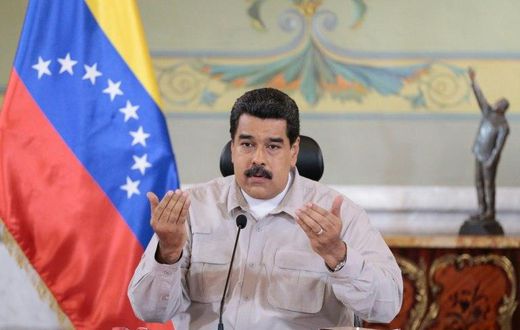 Venezuelan President Nicolas Maduro, pictured in 2016, has been blamed by the opposition for an economic crisis aggravated by falling oil prices, which has caused acute shortages of food and medicine