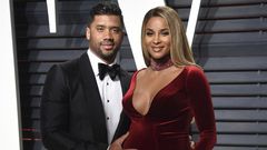 Russell Wilson and Ciara