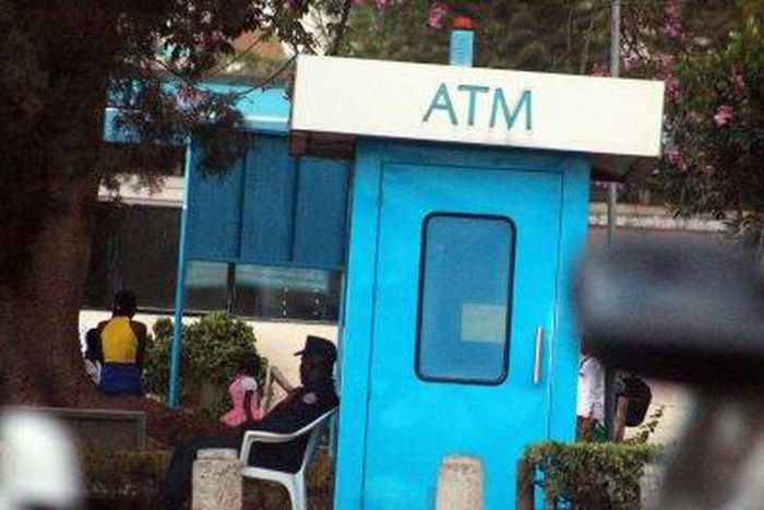One of the Barclays Bank ATM at Kenyatta National Hospital in Nairobi where millions was stolen
