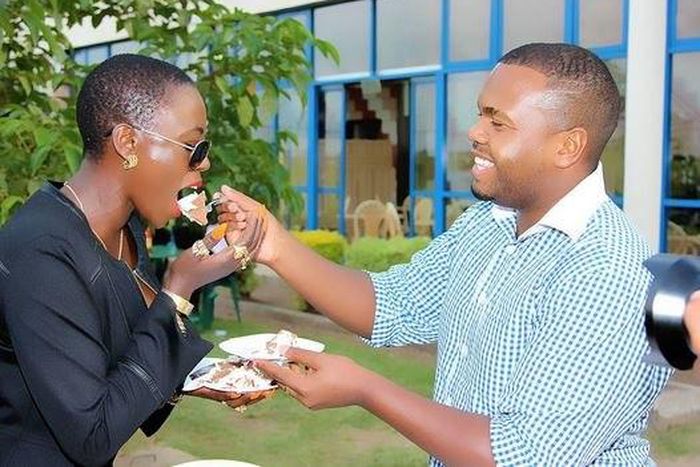 Akothee and her manager Nelly Oaks