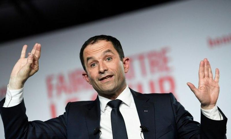 Benoit Hamon, the surprise frontrunner in the French Socialists' presidential nominating contest