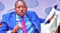 Nairobi Governor Mike Sonko during the JKLive show