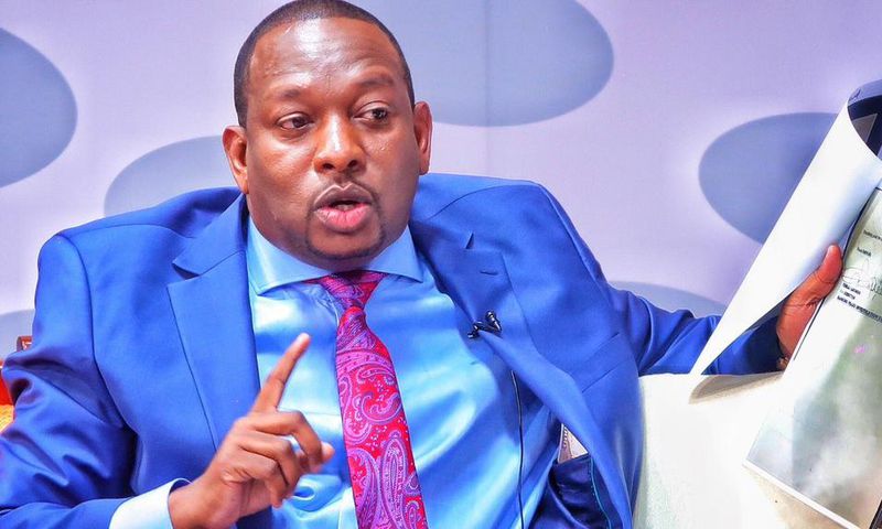 Nairobi Governor Mike Sonko during the JKLive show