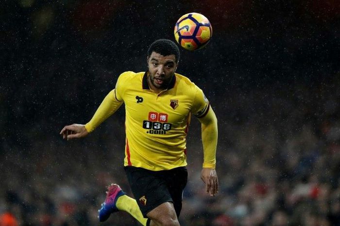 Watford's striker Troy Deeney, pictured in January 2017, scored his 100th league goal