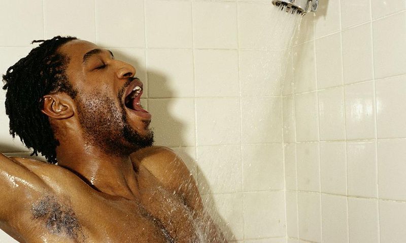 Man in the shower (Courtesy)