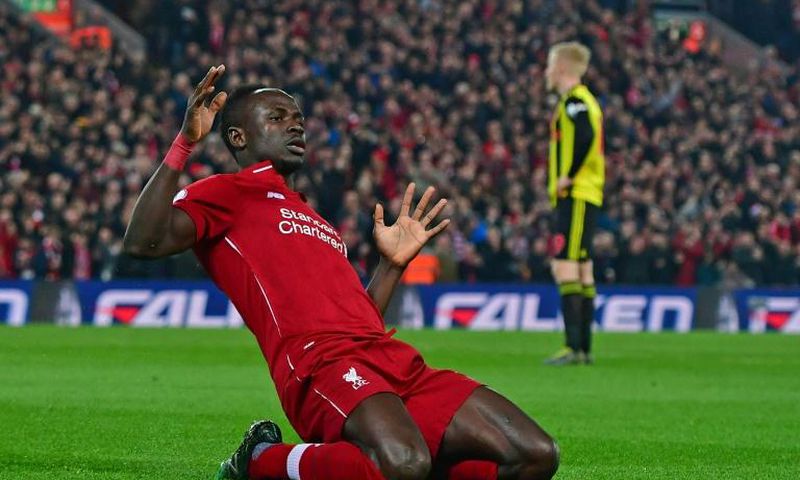 Sadio Mane scored twice, including a spectacular backheel as Liverpool thrashed Watford 5-0