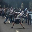 Marchers in Caracas were forced back by lines of soldiers and police deployed to contain what the opposition vowed would be the "mother of all protests"