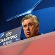 Bayern Munich coach Carlo Ancelotti attends the press conference in Munich, southern Germany, on April 11, 2017, on the eve of the Champions League quarter final first leg against Real Madrid