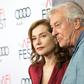 Director Paul Verhoeven (R) and actress Isabelle Huppert attend the premiere of the AFI Tribute to Huppert and the Gala Screening of "Elle" in Hollywood, California, on November 13, 2016