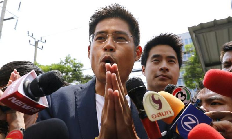 Thai Raksa Chart party leader Preechaphol Pongpanit expressed public contrition for selecting Princess Ubolratana as candidate for prime minister