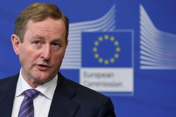 Irish Prime Minister Enda Kenny says he is stepping down and will leave his post once a new leader for his Fine Gael party is elected by June 2