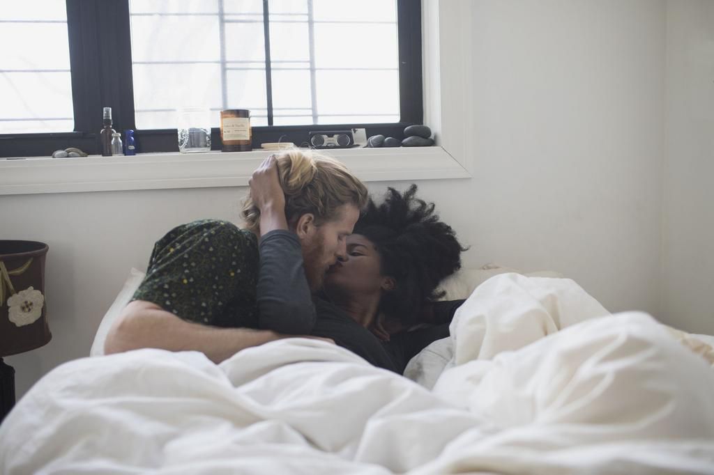 Couple in bed