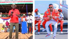 Raila danced to Tetema
